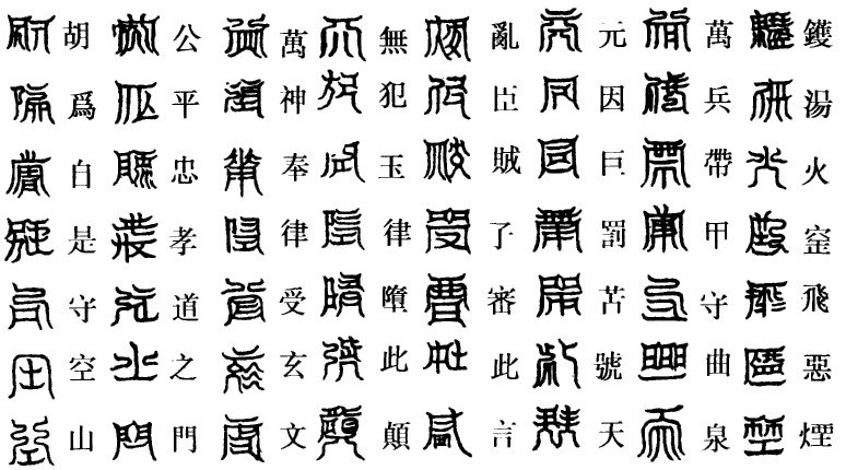 禹餘玉律天文一百六十一字-2