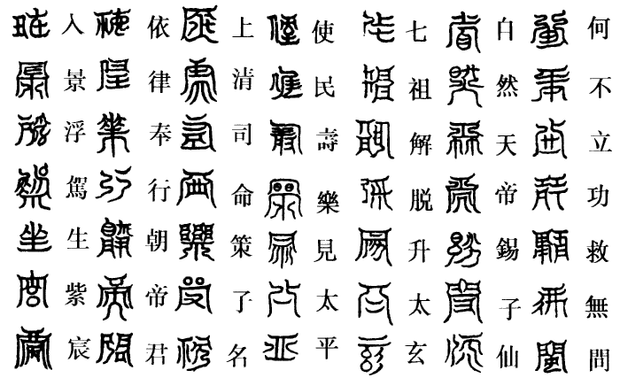 禹餘玉律天文一百六十一字-3